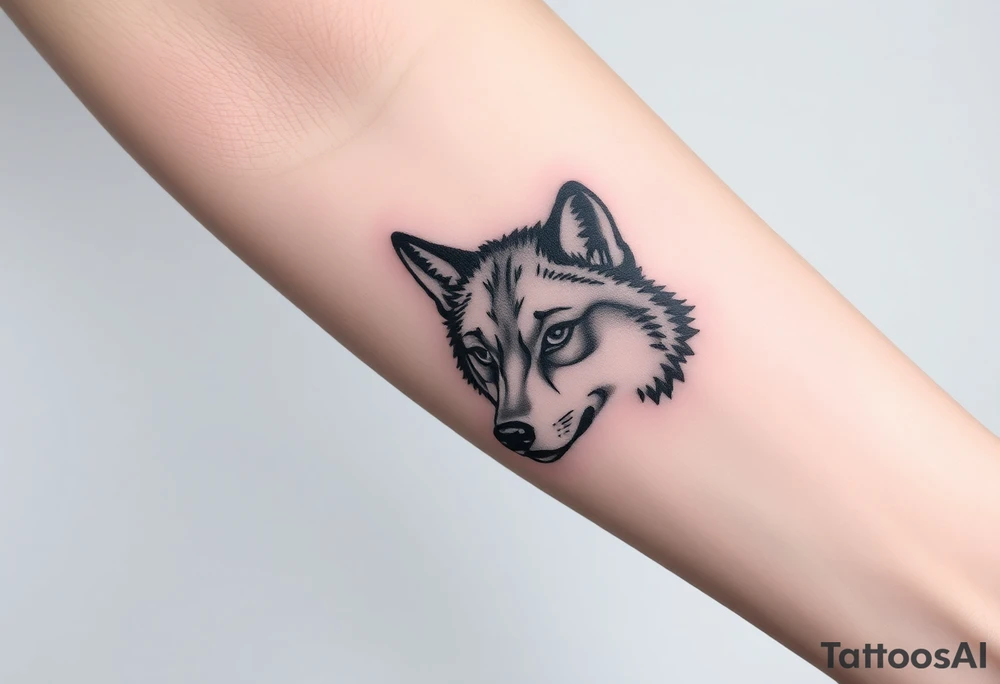Wolf tattoo idea