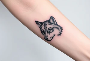 Wolf tattoo idea