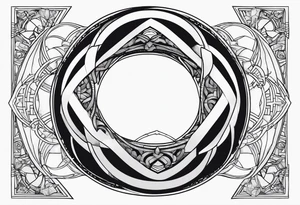 broken Ouroboros tattoo idea