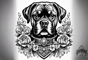 boxer tattoo idea