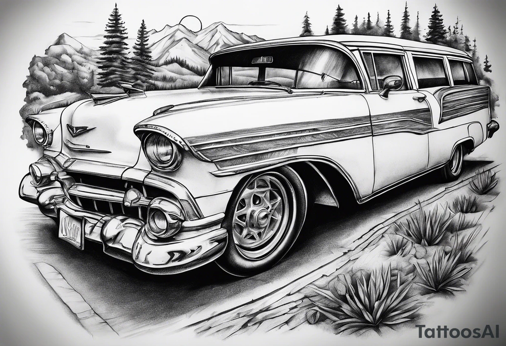 Roadtrip tattoo idea