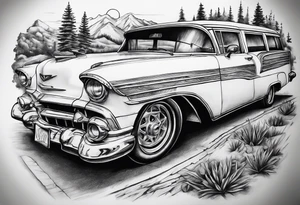Roadtrip tattoo idea