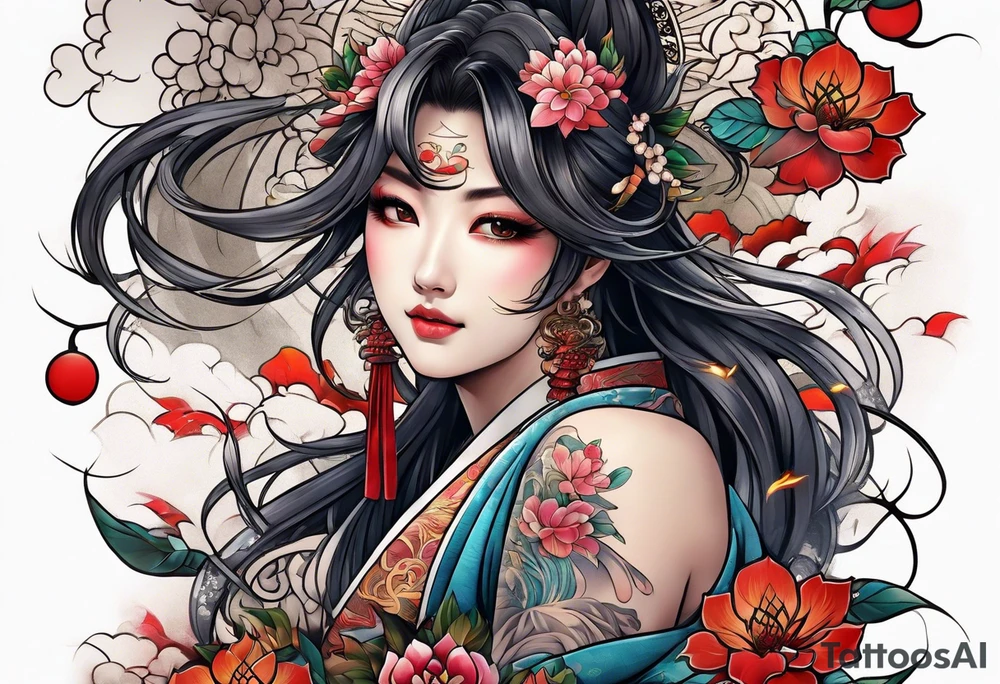 Japanese characters tattoo idea