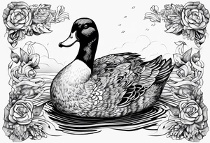 detetive particular com um pato tattoo idea