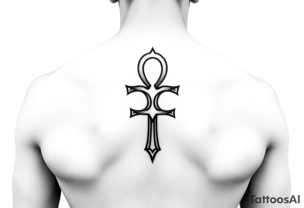 Small Ankh tattoo idea