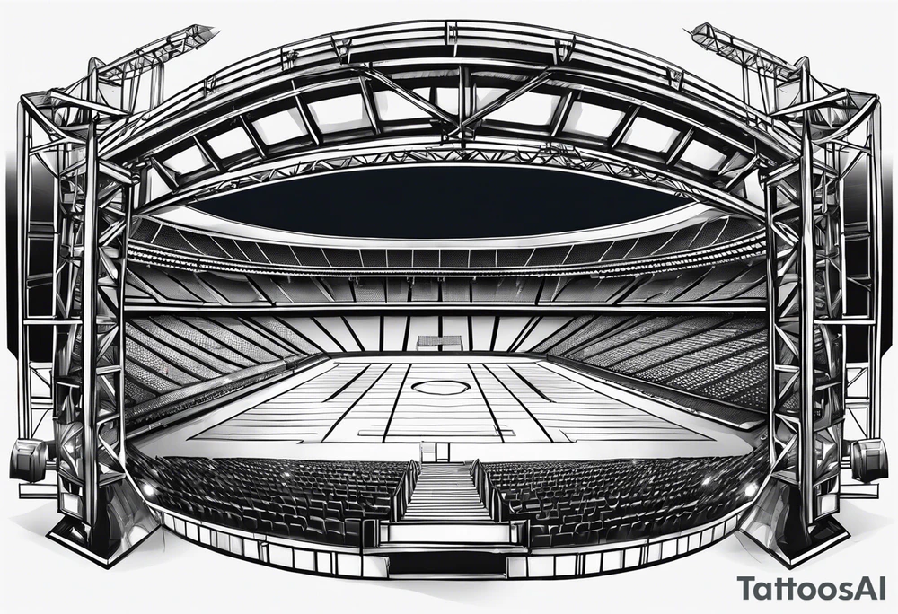 Truss, music, mix stadion, faders tattoo idea