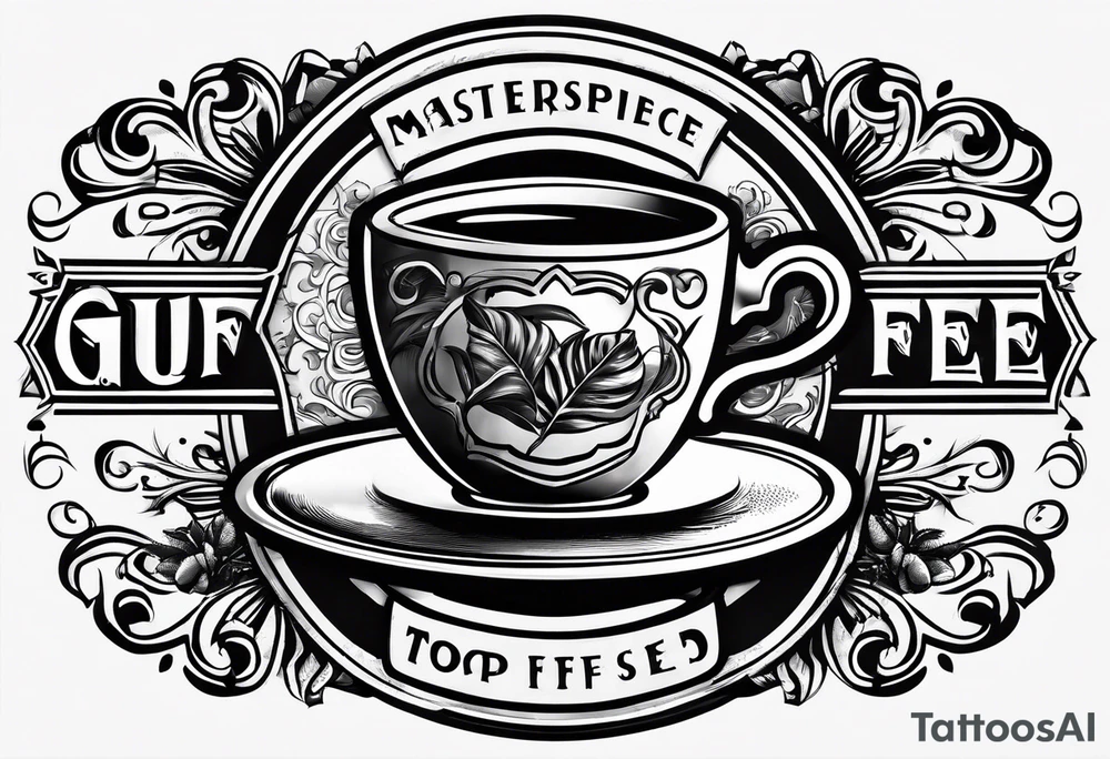 GULF SIDE COFFEE LOGO tattoo idea