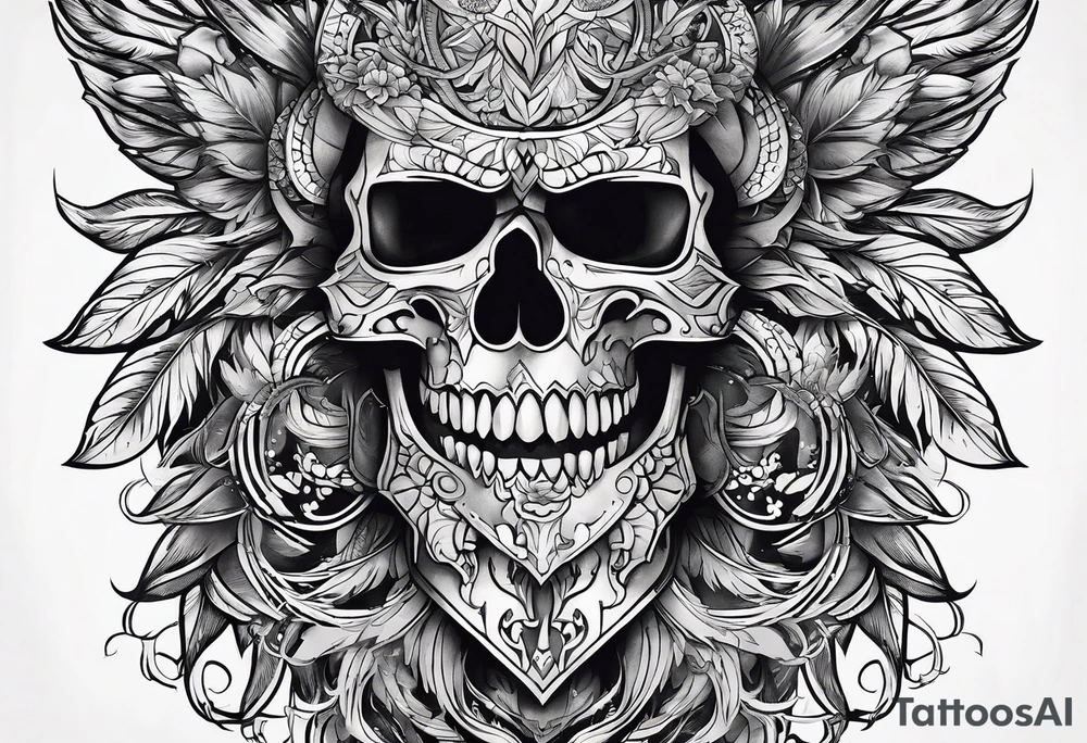 A symbol that emphasizes intelligence, strength and determination. tattoo idea