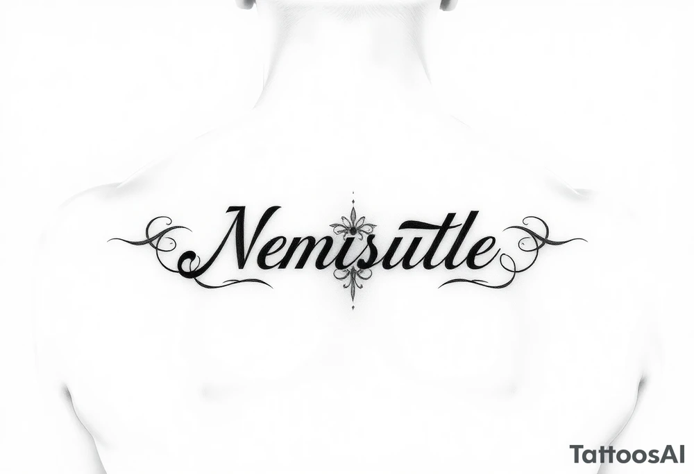 Name Anklet cover up tattoo idea