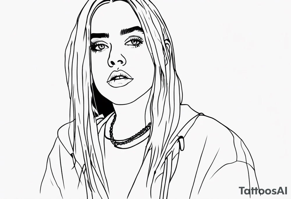 Billie eilish inspired tattoo idea