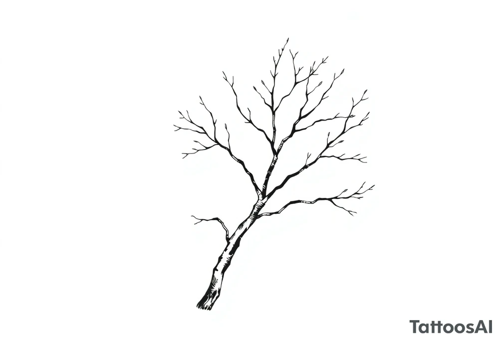 birch tree tattoo idea