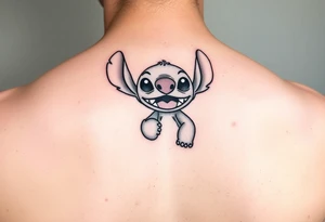 Stitch tattoo from lilo and stitch on arm tattoo idea