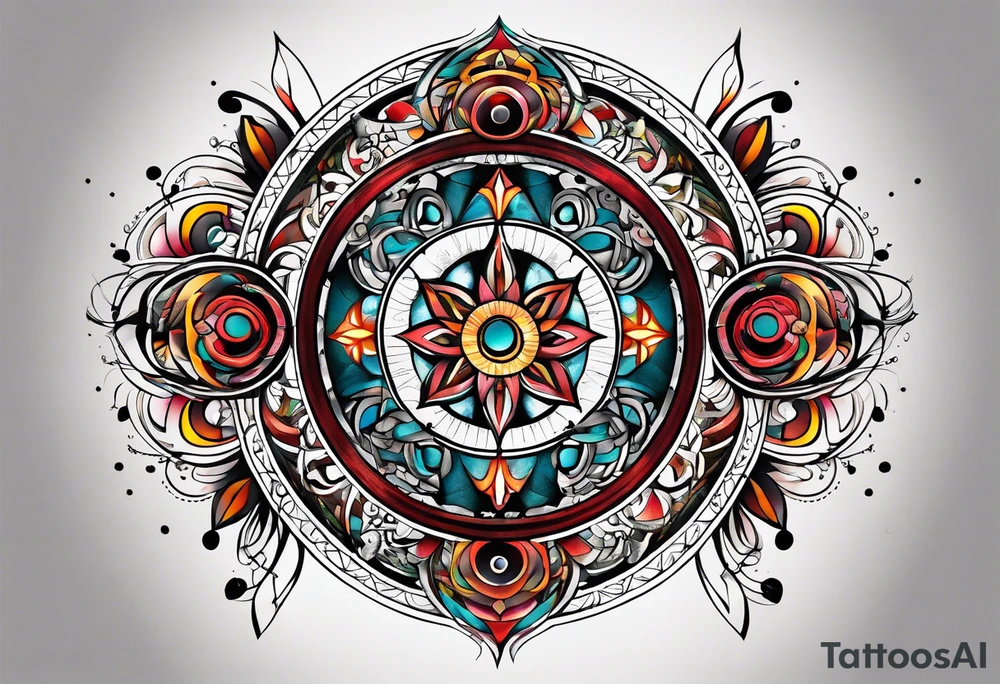 Magic circles tattoo idea