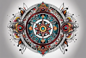 Magic circles tattoo idea