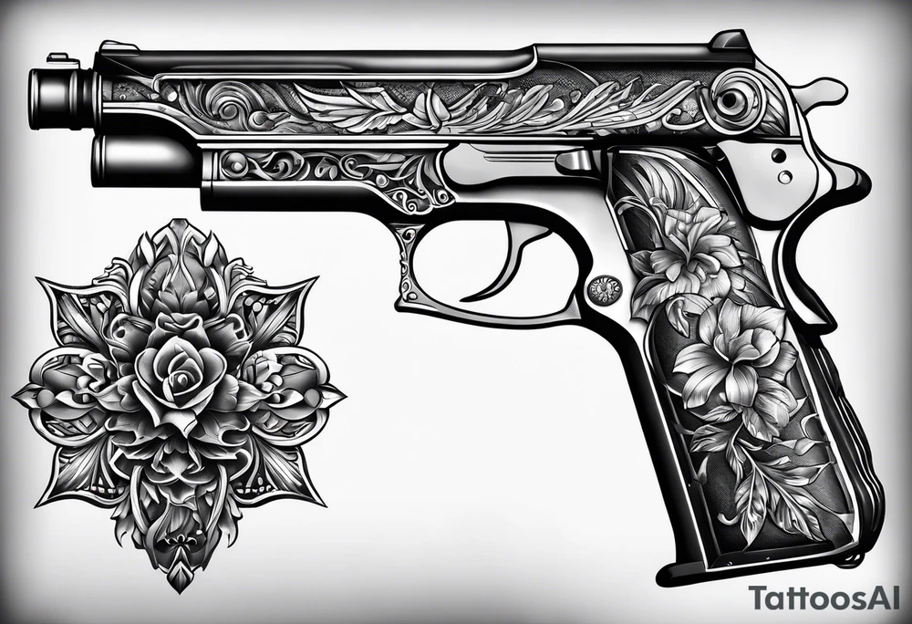 guns tattoo idea