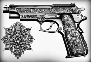 guns tattoo idea