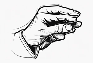 PRAYING HAND tattoo idea