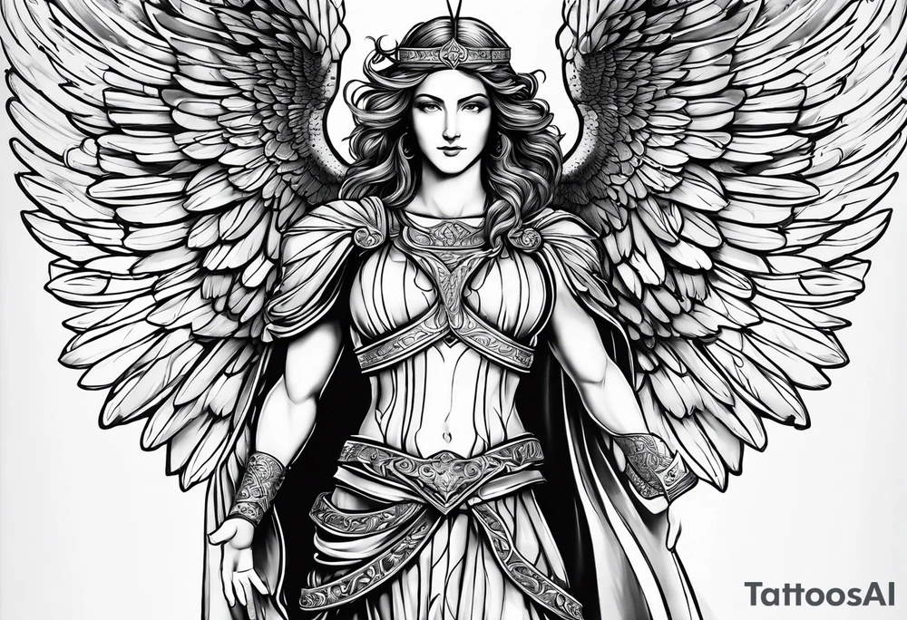 archangel Raphael tattoo idea