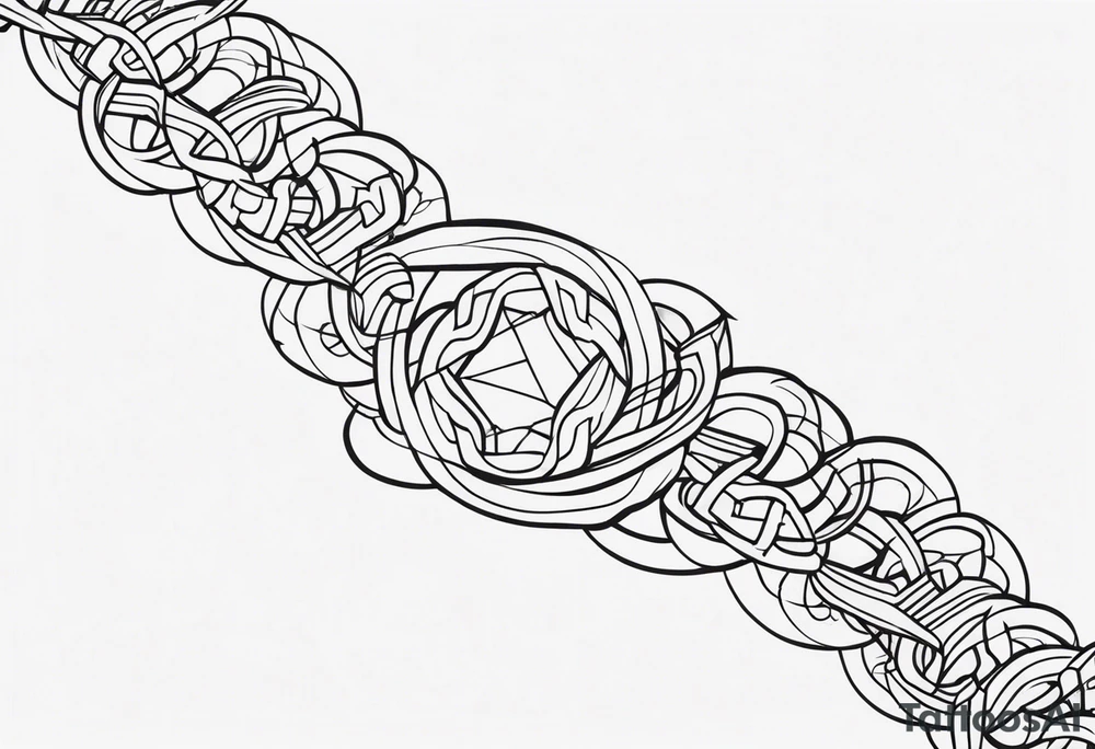 chain tattoo idea