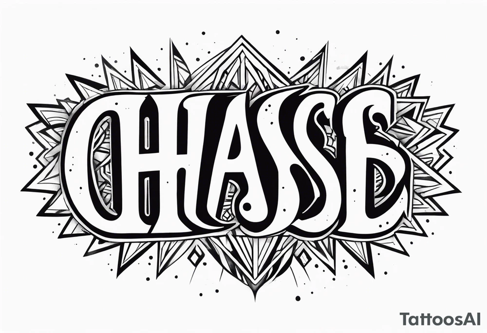 Chase written in the sun tattoo idea