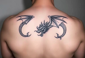 beautiful dragon tattoo idea