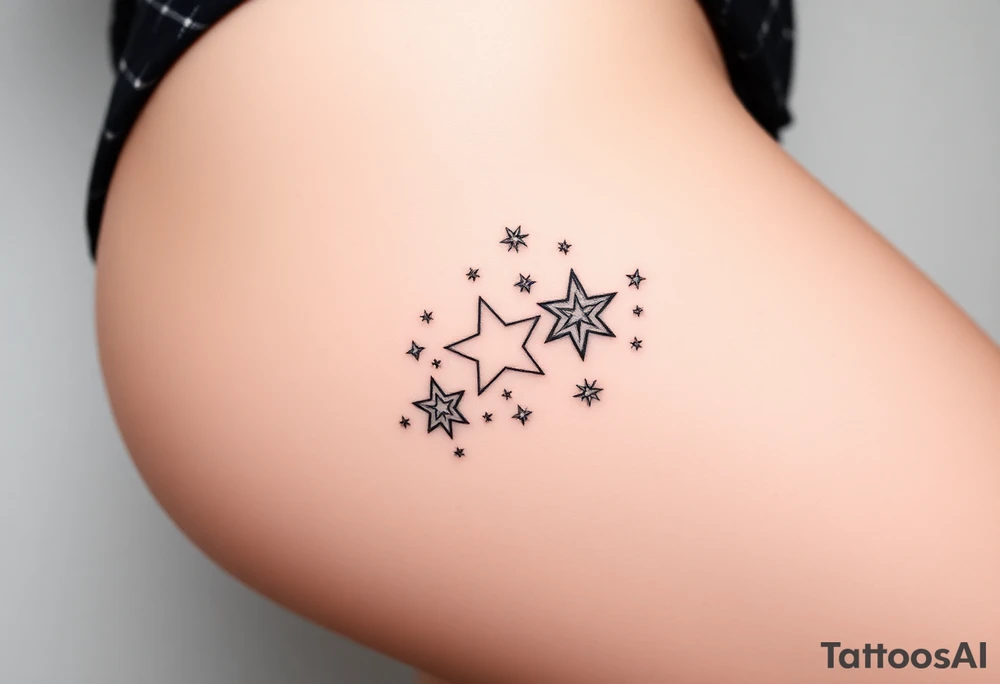 Stars tattoo idea