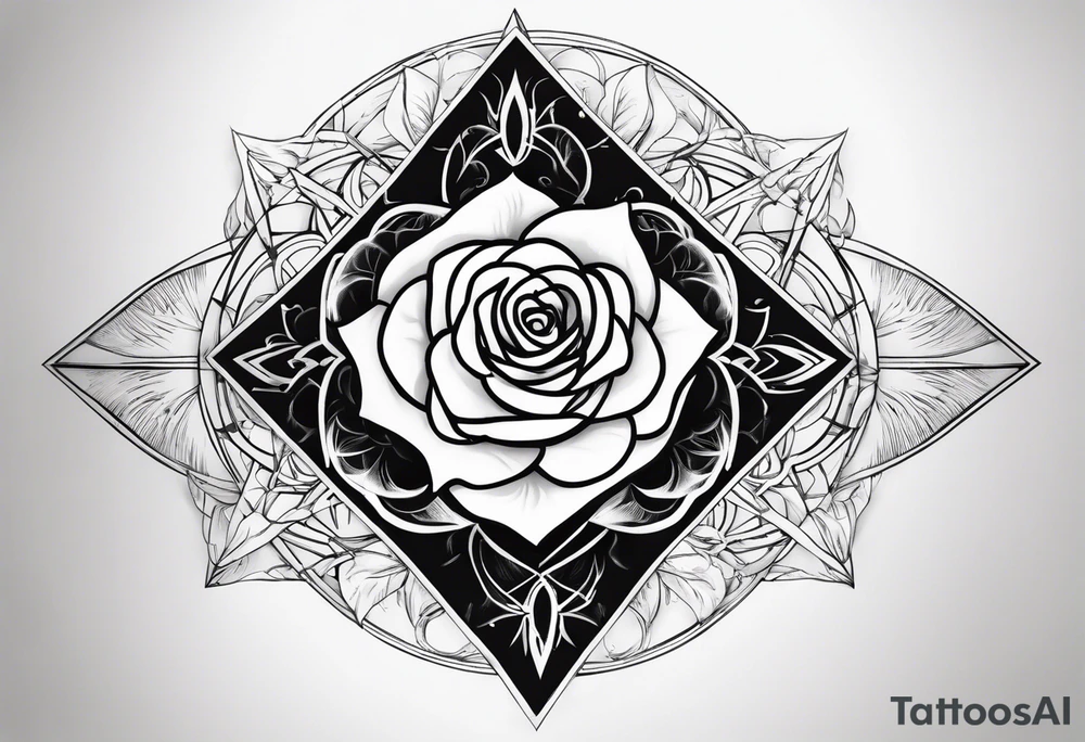 Harry Potter, Leo, star, Flames, single Rose, God tattoo idea