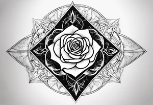 Harry Potter, Leo, star, Flames, single Rose, God tattoo idea