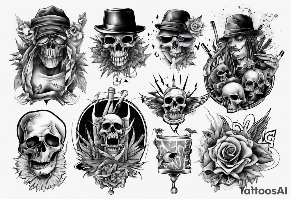 gangsta tattoo idea