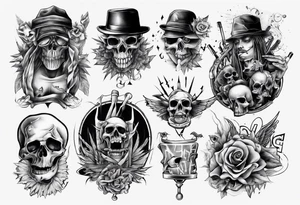 gangsta tattoo idea