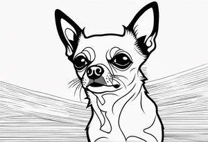 chihuahua tattoo idea