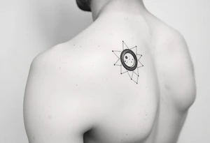 Simple
Right arm band.
Path exploring the universe tattoo idea