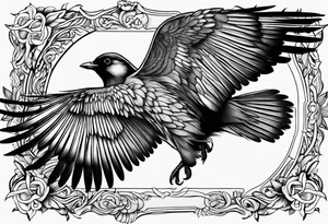 Free bird, penny tattoo idea