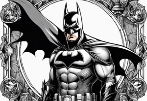 Batman and chip hazard tattoo idea