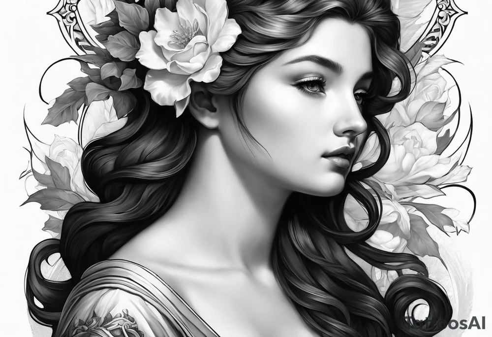 nemesis without flowers tattoo idea