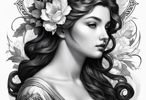 nemesis without flowers tattoo idea