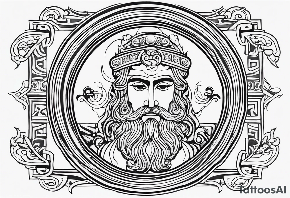 Greek, god, traditional, more when one tattoo idea