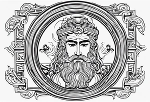 Greek, god, traditional, more when one tattoo idea