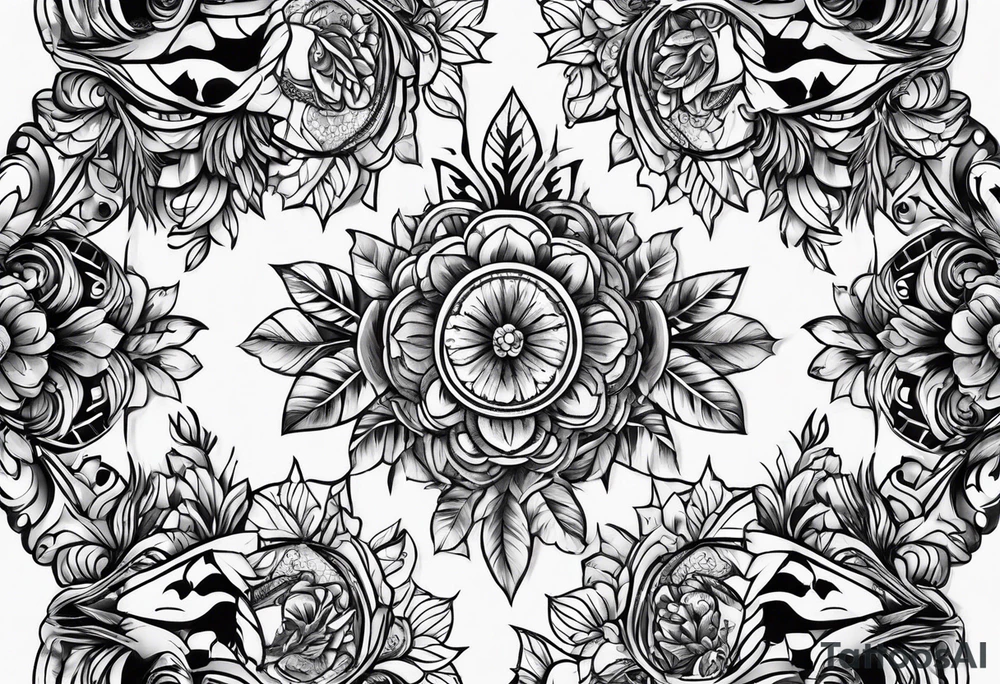 knife tattoo idea