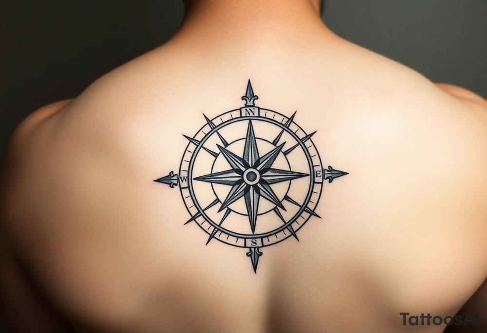 Compass tattoo idea