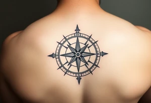 Compass tattoo idea