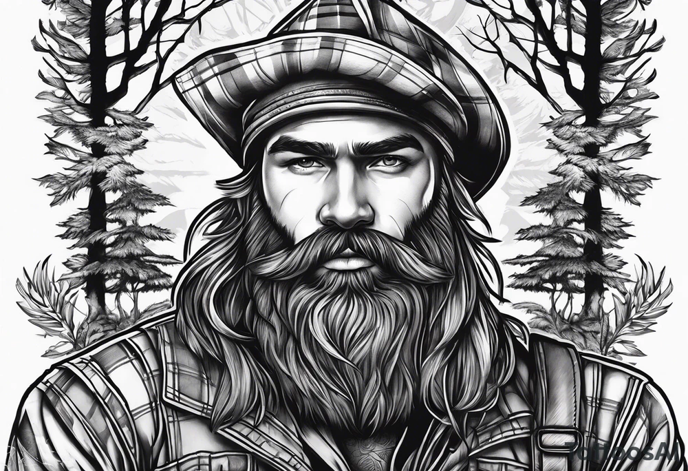 Lumber jack tattoo idea