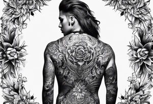 Full body back tattoo tattoo idea