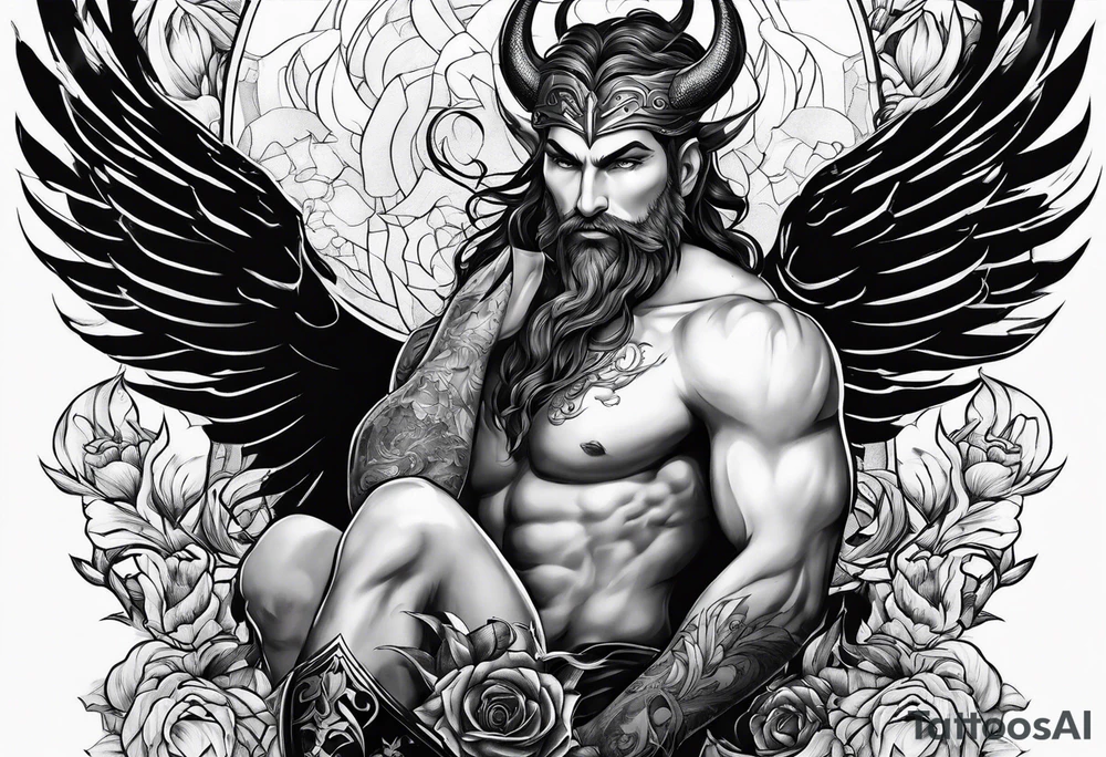 lucifer tattoo idea