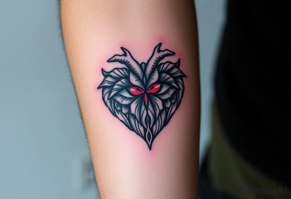 infinite love heart tattoo idea