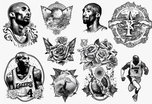 kobe bryant tattoo idea