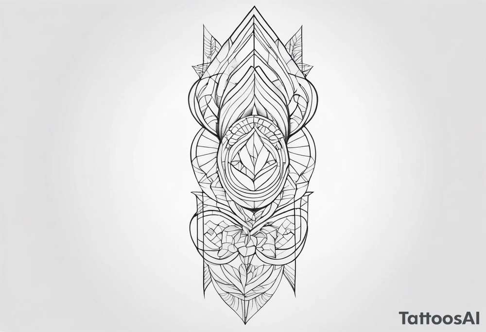 Fine line tattoo idea