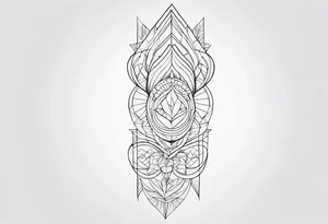 Fine line tattoo idea
