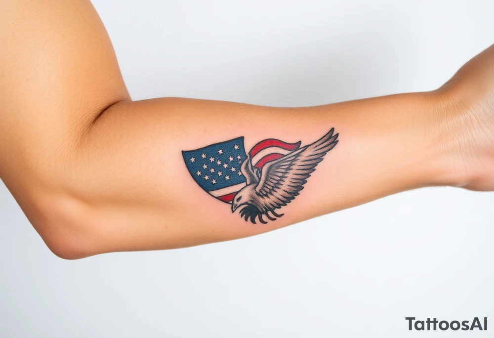 Patriotic, American tattoo idea