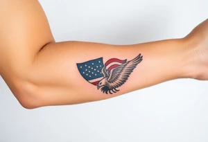 Patriotic, American tattoo idea